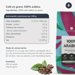 Pack 6x Café molido Eco 100% Arábica Planeta Huerto 250 g