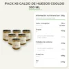 Pack x6 Caldo de huesos Cooldo 300 ml