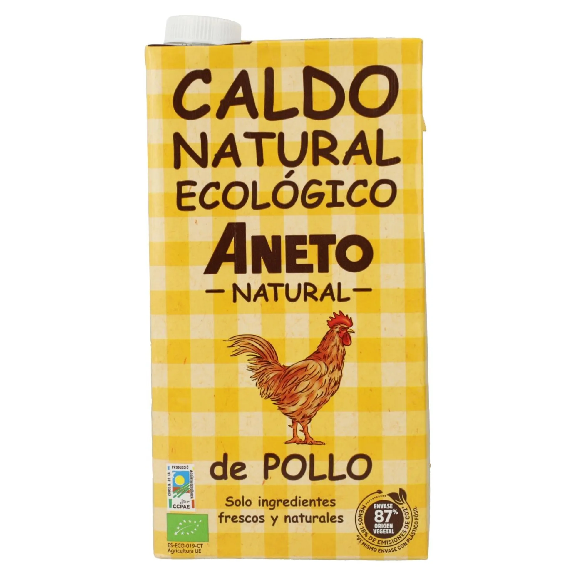 Pack 6x Caldo de pollo Bio Aneto 1L