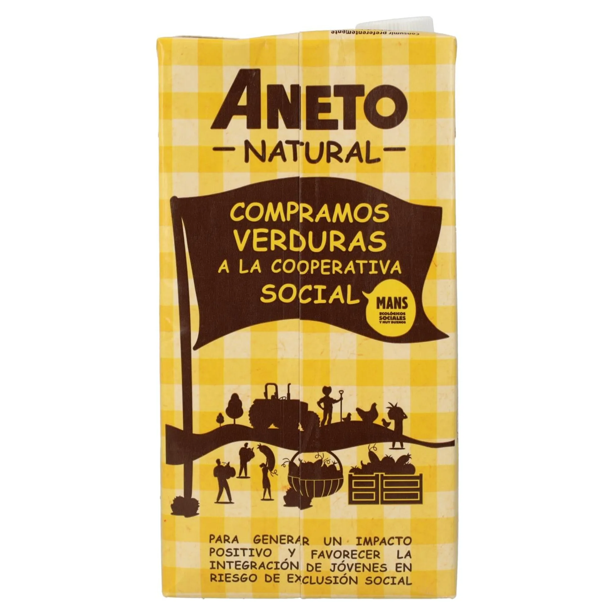 Pack 6x Caldo de pollo Bio Aneto 1L