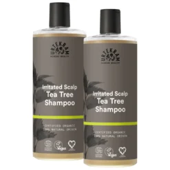 Pack 2x Champú de Árbol de Té Antibacterial Urtekram 500 ml
