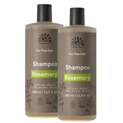 Pack 2x Champú de Romero para cabello fino Urtekram 500 ml