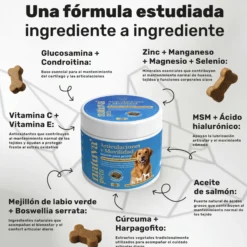 Pack 2x Condroprotector Para Perros. Movilidad Y Articulaciones. Suplementos Mascotas. 240 Masticables. Natuva Pets