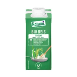 Pack x3 Crema para cocinar de Arroz Liquida Bio Natumi 200 ml