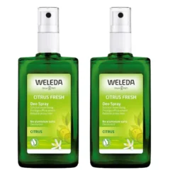Pack 2x Desodorante de Citrus, Weleda, 100 ml