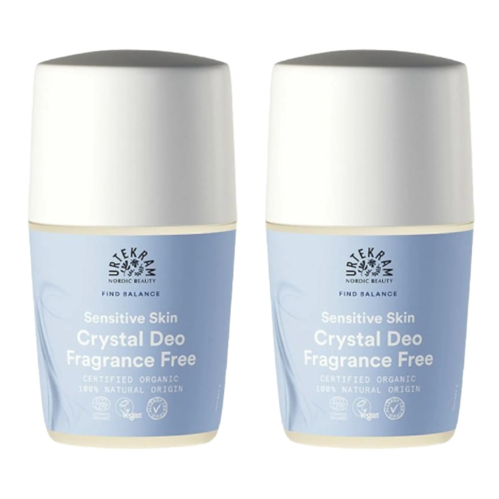 Pack 2x Desodorante roll-on Sin Fragancia Urtekram 50 ml