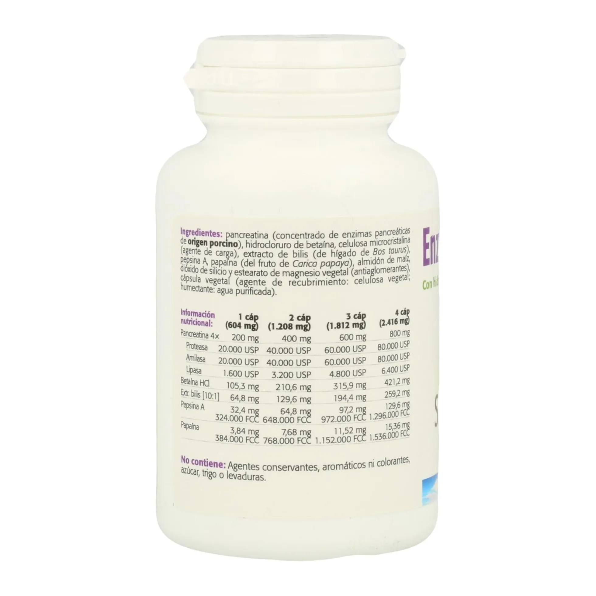 Pack 2x Enzimas digestivas Sura Vitasan, 100 cápsulas