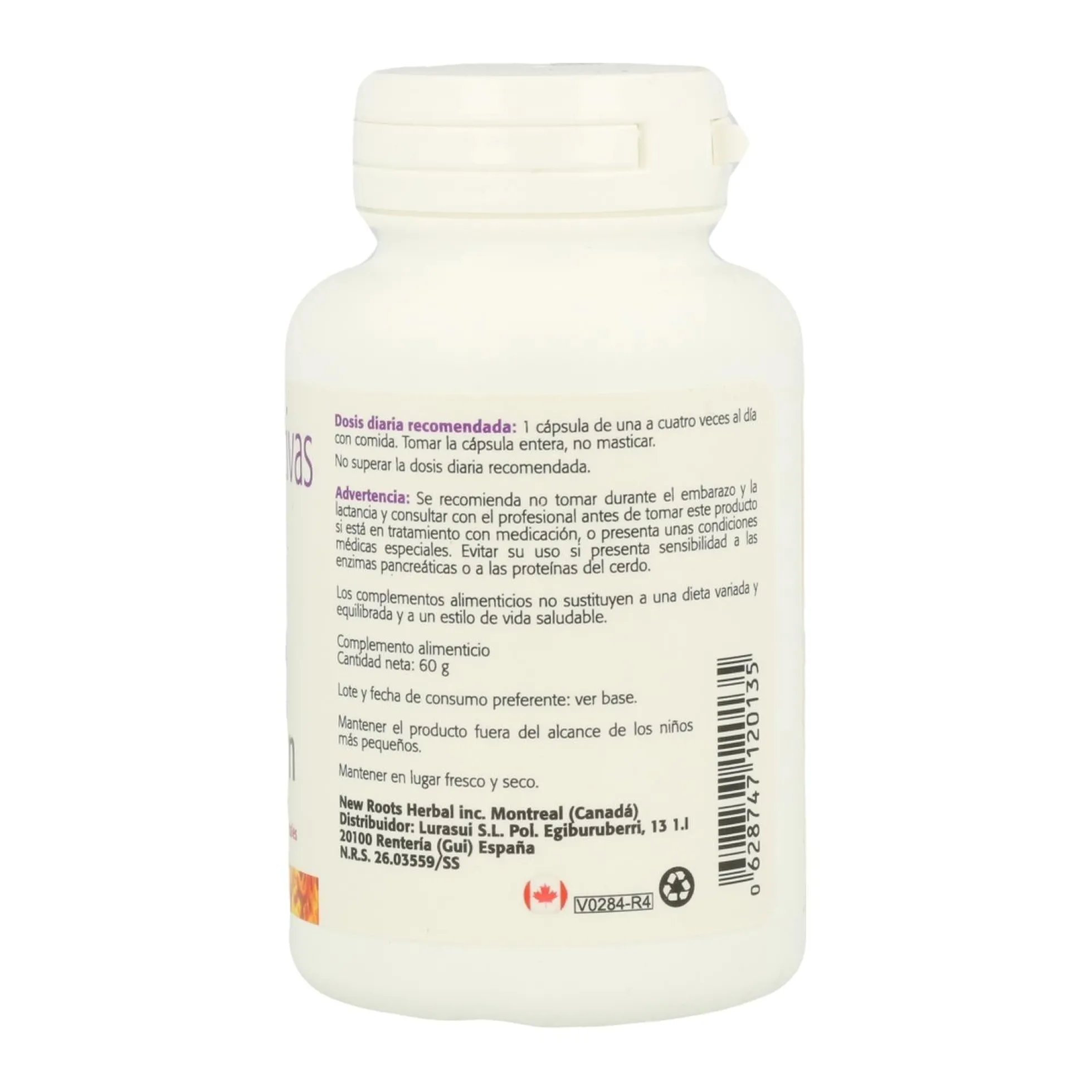 Pack 2x Enzimas digestivas Sura Vitasan, 100 cápsulas