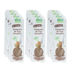 Pack 12x Espaguetis de Trigo Sarraceno sin gluten BIO 500 gr