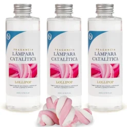 Pack 3x Fragancia Para Lámpara Catalítica 500ml: Aroma Lollipop - Disfruta De Tu Aroma Favorito Durante Más Tiempo