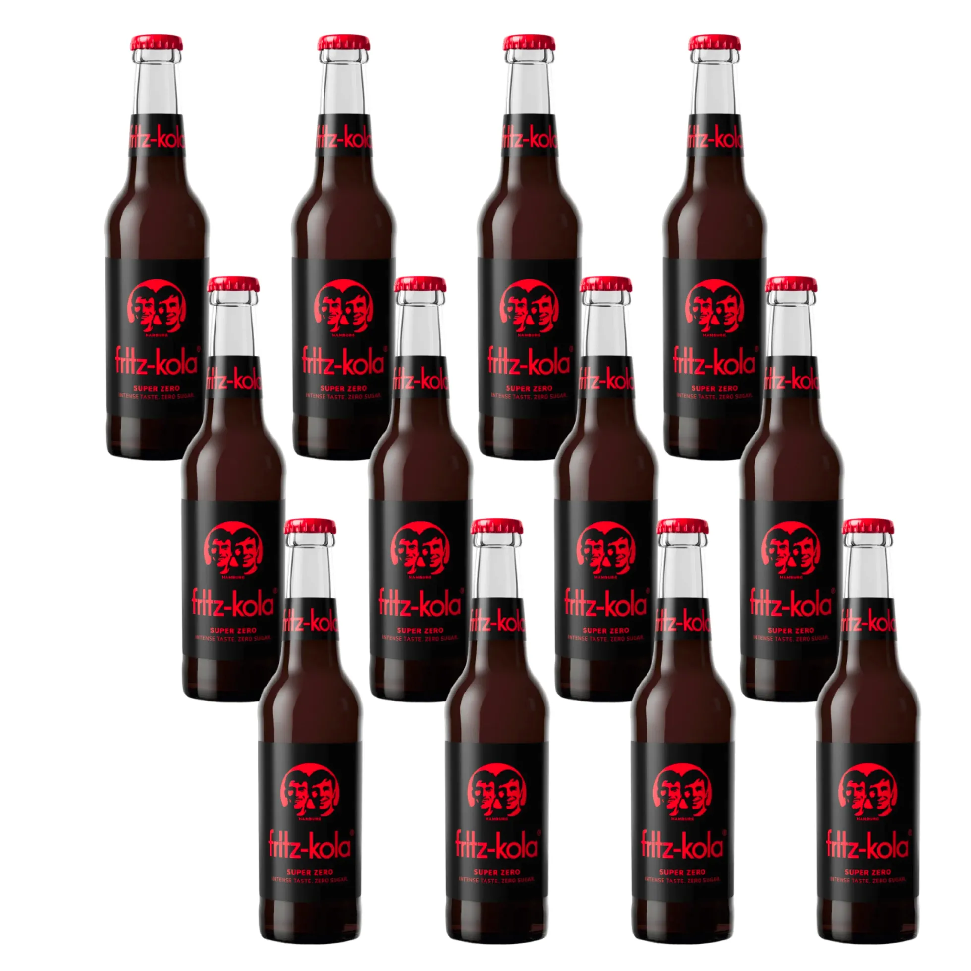 Pack 12x Fritz Kola SuperZero FRITZ KOLA 330 ml