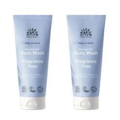 Pack 2x Gel de baño sin fragancia Urtekram
