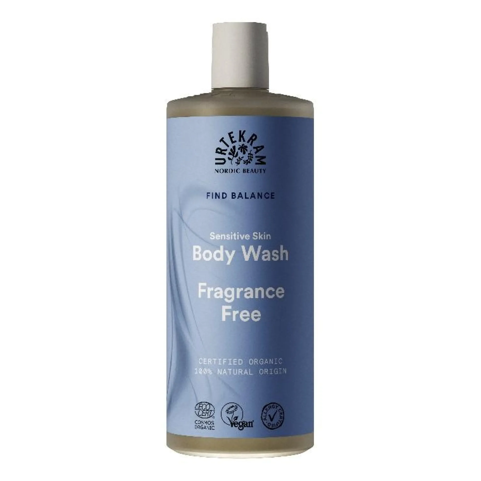 Pack 2x Gel de baño sin fragancia Urtekram