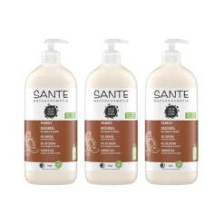 PACK 3 X Gel de ducha Bio de coco y vainilla Sante 950 ml