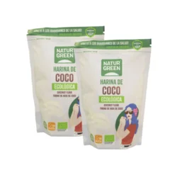 Pack 2 x Harina de Coco Bio Sin gluten NaturGreen 500 g