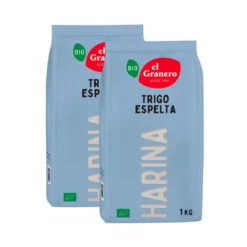 Pack 2x Harina de Espelta Blanca Bio El Granero 1kg