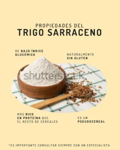 Pack 2x Harina de Trigo Sarraceno Bio El Granero 1 kg
