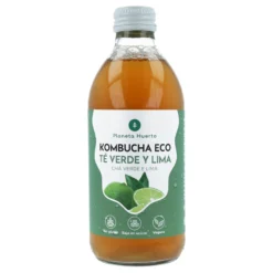 Pack 6x Kombucha ECO té verde y lima Planeta Huerto 330 ml