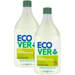 Pack 2x Lavavajillas Desengrasante de Limón y Aloe Vera Ecover 450 ml
