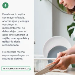 Pack 3xLavavajillas manual hipoalergénico sin perfume ECO Planeta Huerto 750 ml