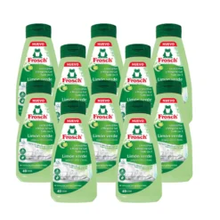 Pack 10x Lavavajillas Máquina Gel Limón Verde Frosch 650 g