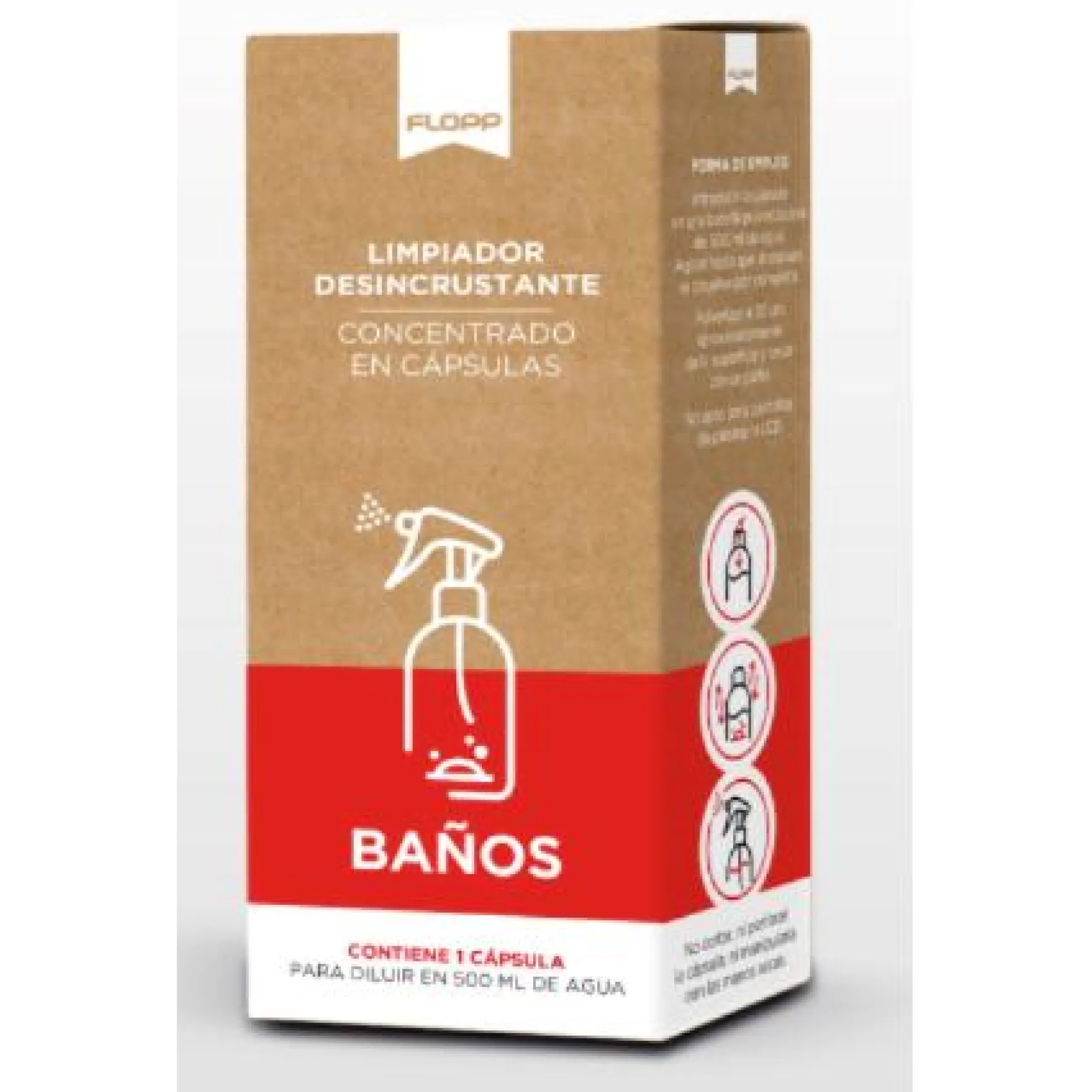 Pack 2 x Limpieza baños ECO Reffil Flopp 2caps