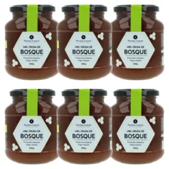 Pack 6x Miel Cruda de Bosque Planeta Huerto 500 gr