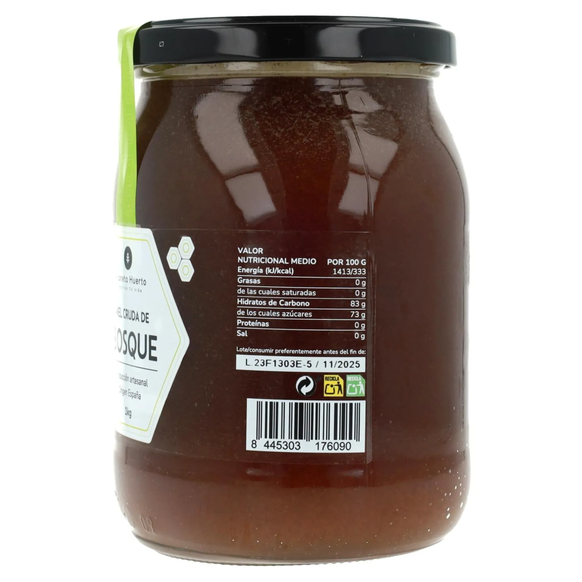 Pack 6x Miel Cruda de Bosque Planeta Huerto 1 Kg
