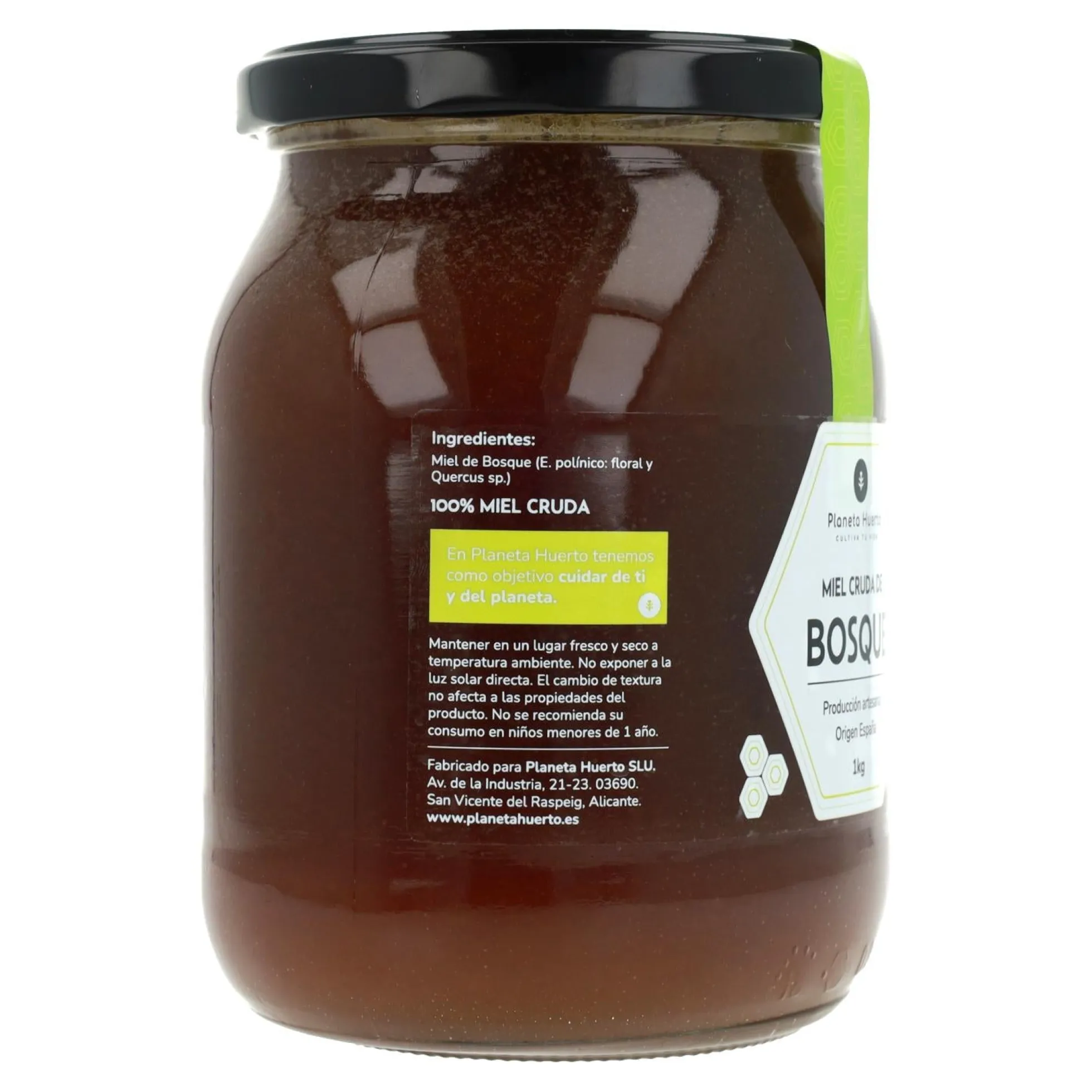 Pack 6x Miel Cruda de Bosque Planeta Huerto 1 Kg