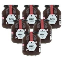 Pack 6x Miel Cruda de Brezo Planeta Huerto 1 Kg