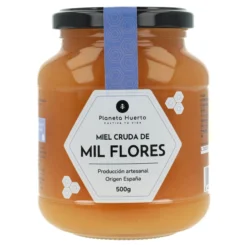 Pack 6x Miel Cruda de Mil Flores Planeta Huerto 500 g