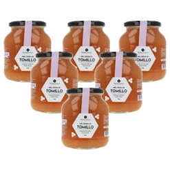 Pack 6x Miel Cruda de Tomillo Planeta Huerto 1 Kg