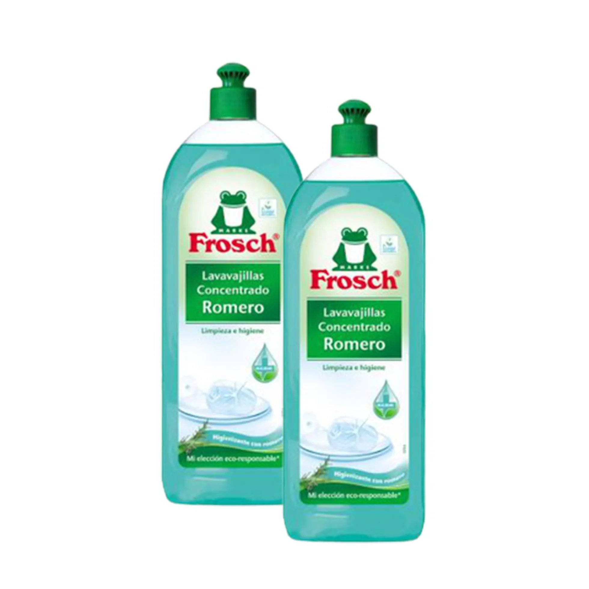 Pack 2 x 750 ml Lavavajillas romero Frosch