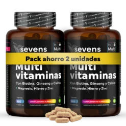 Pack 2x Multivitaminas Sevens Nutrition. Energía, Inmunidad Y Bienestar.