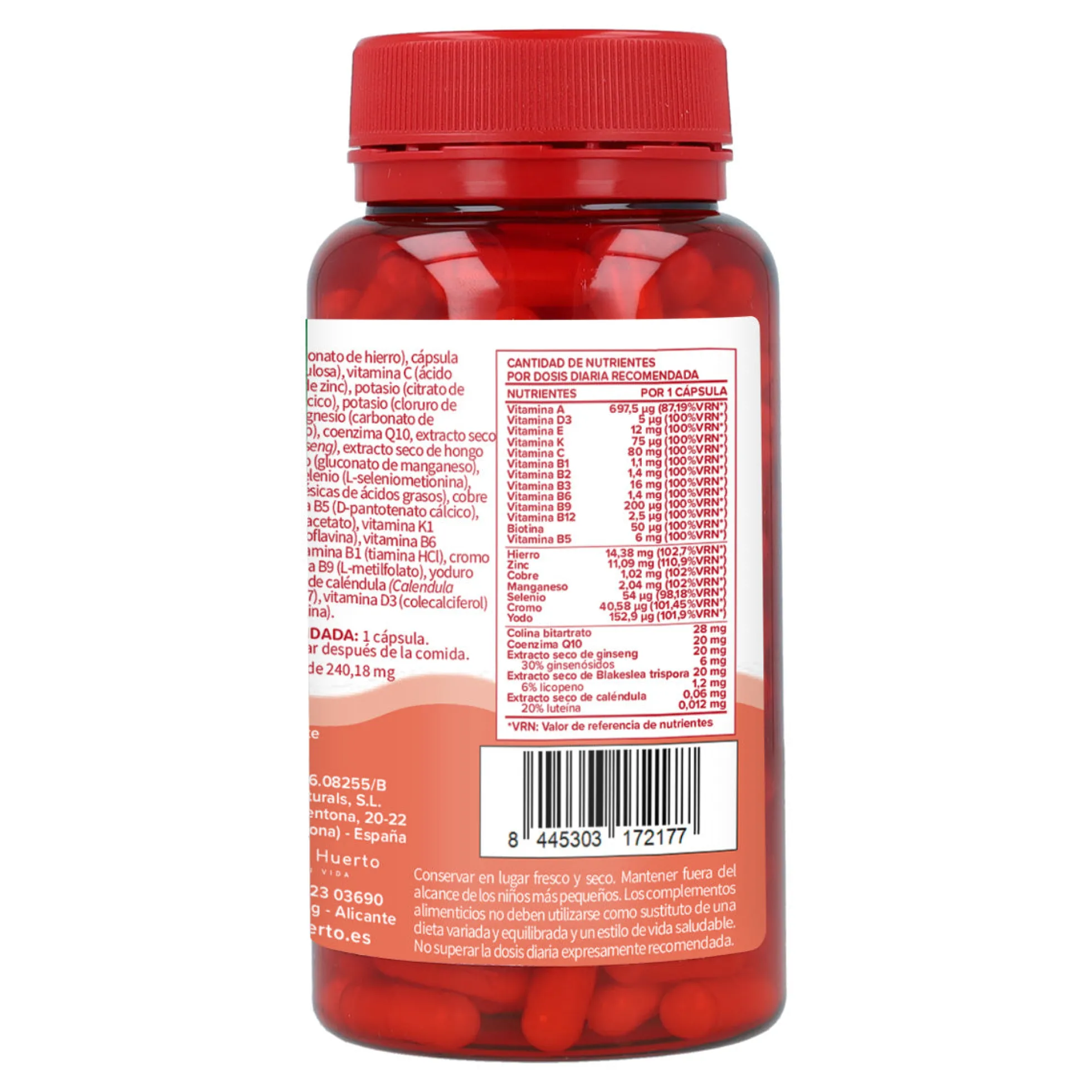 Pack 2x Multivitamin Complex Planeta Huerto 60 cápsulas