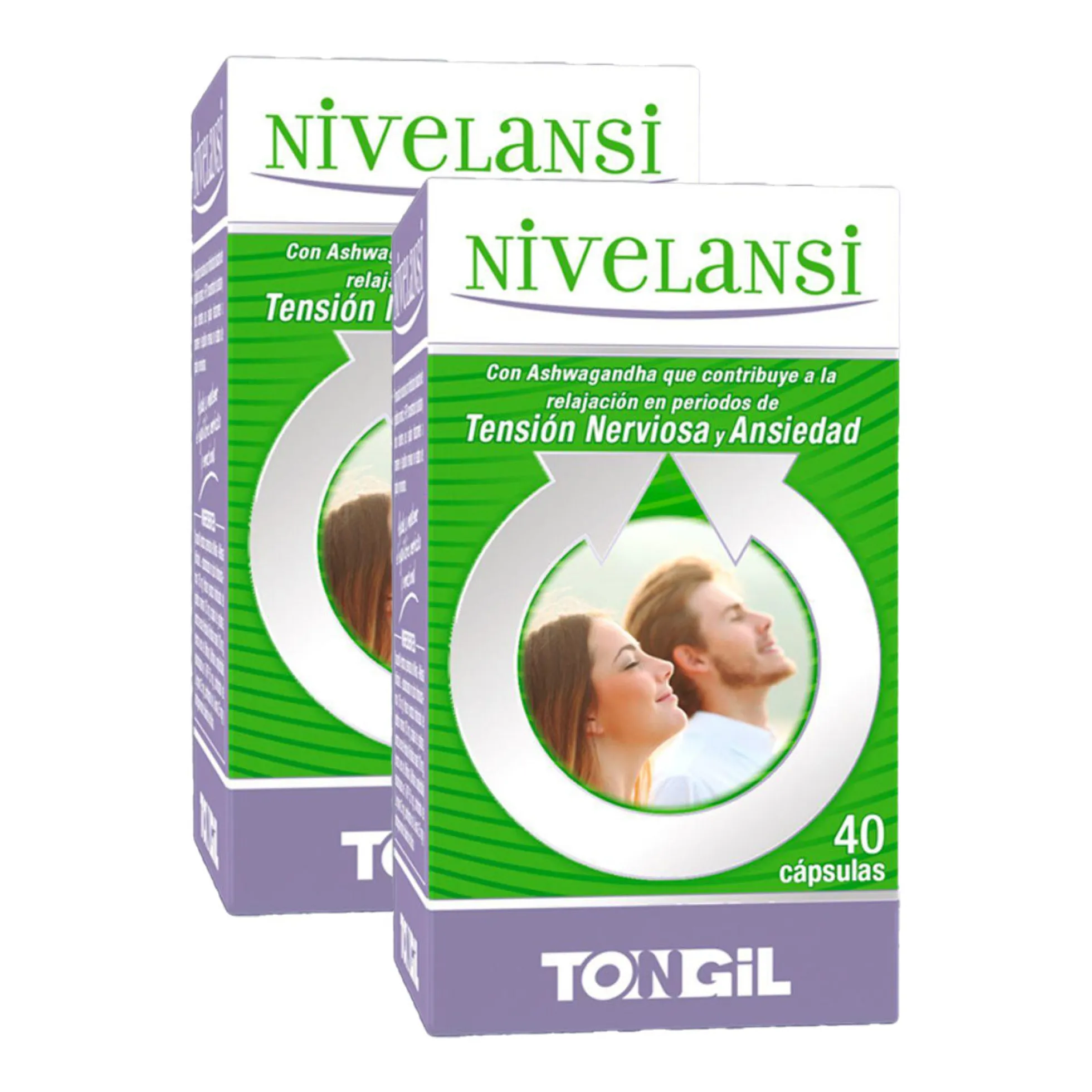 Pack 2x Nivelansi Tongil 40 cápsulas