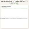 Pack 2x Nivelflex Tongil 782 mg 100 cápsulas