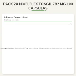 Pack 2x Nivelflex Tongil 782 mg 100 cápsulas