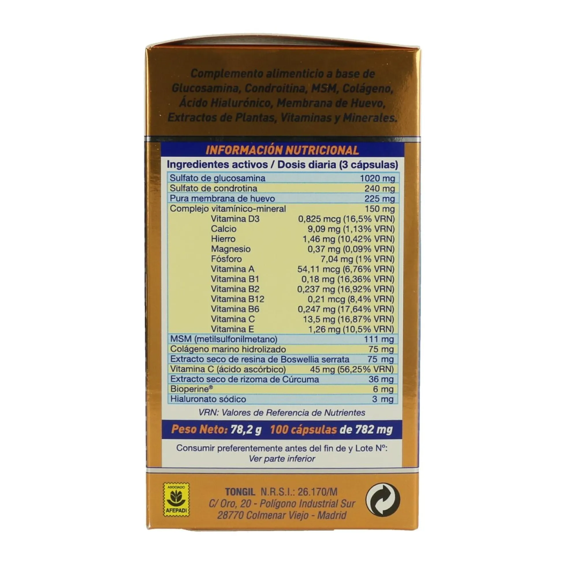 Pack 2x Nivelflex Tongil 782 mg 100 cápsulas