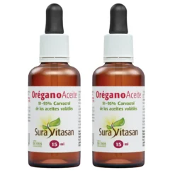 Pack 2x Orégano salvaje-Aceite, Sura Vitasan,15 ml