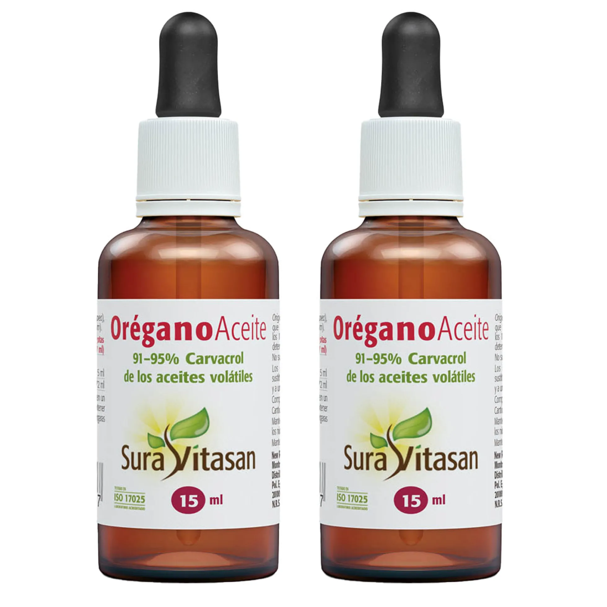 Pack 2x Orégano salvaje-Aceite, Sura Vitasan,15 ml