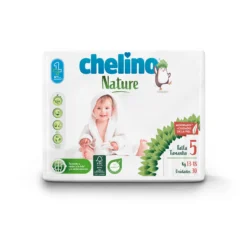 Pack 6x Pañales T5 13-18 kg Chelino Nature 30 Uds