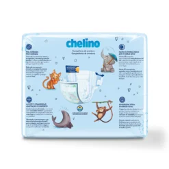Pack 6x Pañal T6 Junior (17-28Kg) 27 uds, Chelino