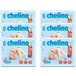Pack 6 x Pañal T5 Pasitos (13-18Kg) 30 uds, Chelino