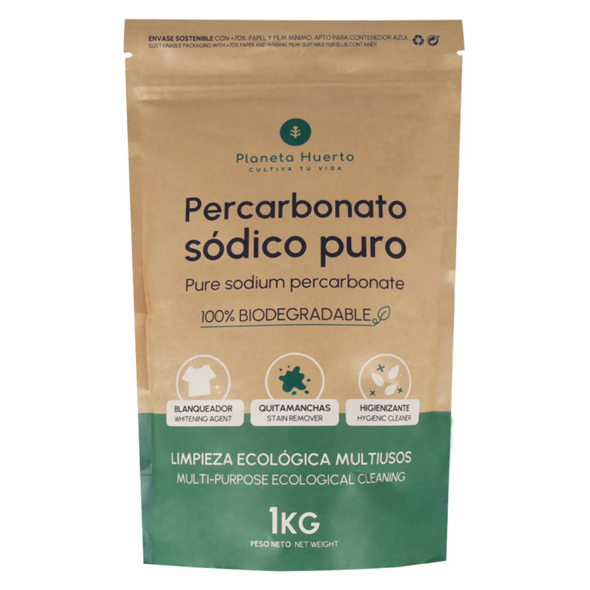Pack 3x Percarbonato Sódico Planeta Huerto 1 Kg