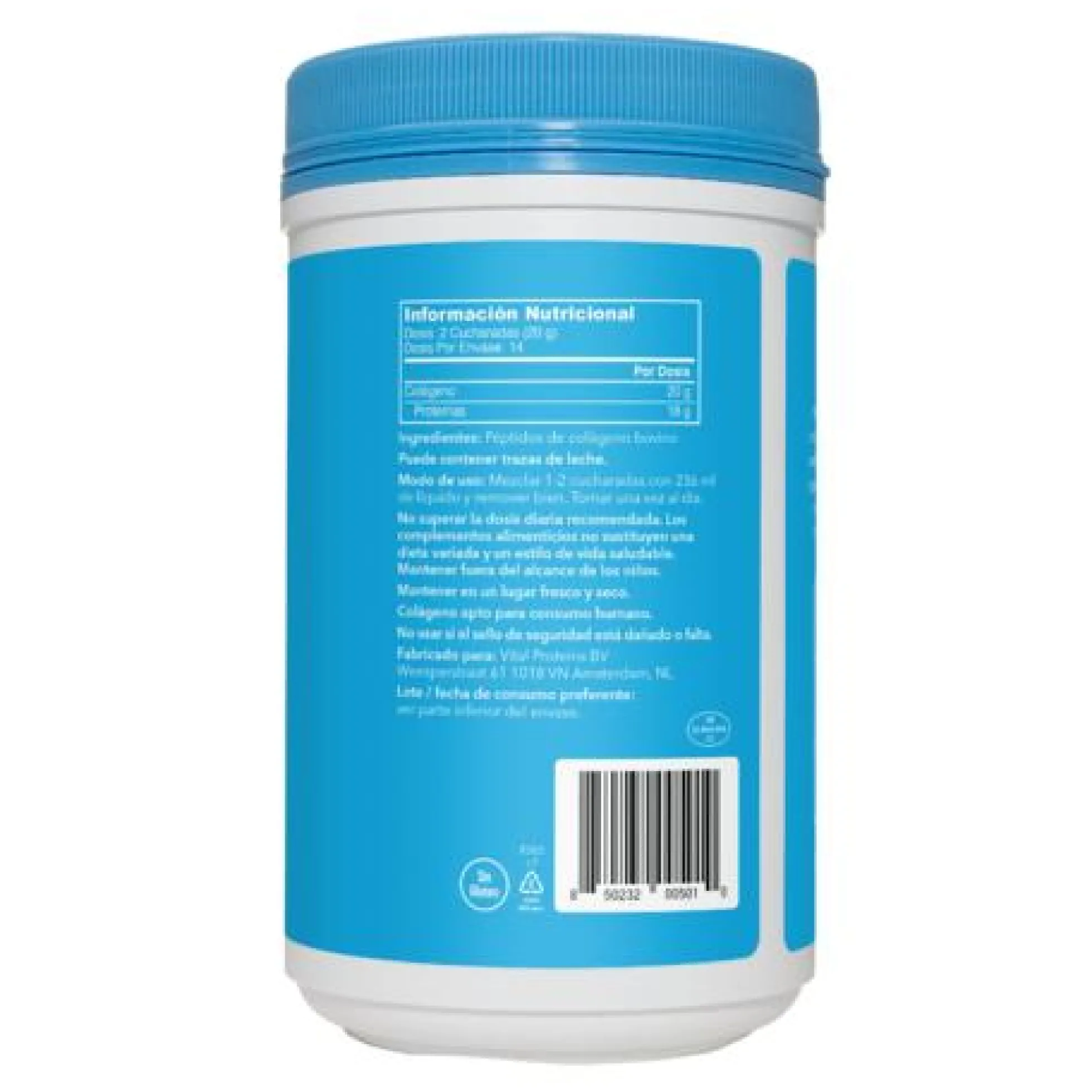 Pack 10x Péptido de colágeno 284g Vital Proteins