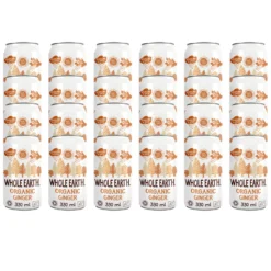 Pack 24x Refresco Bio Jengibre Whole Earth 330ml