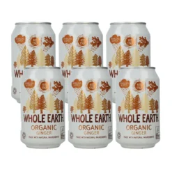 Pack x6 Refresco Jenigibre Whole Earth 330ml