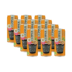 Pack x 12 Refresco Manzanilla, Melocotón y Naranja Bio Cupper 250 ml