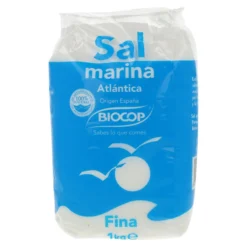 Pack 2x Sal marina atlantica fina, Biocop, 1kg